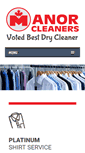 Mobile Screenshot of manorcleaners.com